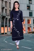 Viscose Rayon Printed Kurti for Women 