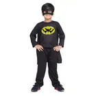 Polyester Superhero Batman Costume Set for Kids 