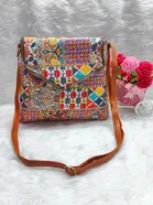 Canvas Sling Bag for Women (Multicolor)