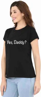 Round Neck Printed T-Shirt for Women & Girls 