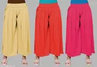 Palazzos for Women, Pack of 3 