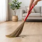 Captain Shine Premium Grass Broom with Plastic Handle, 400g [Net], 112cm