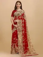 Georgette Printed Saree for Women 