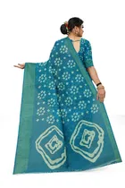 शारदा क्रिएशन कॉटन प्रिंटेड साड़ी विद ब्लाउज 