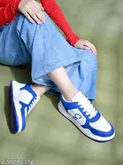 Shoetopia Blue Slip-on Sneakers Size IND-3