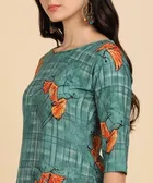 Crepe Printed Women's Kurta with Pant Set 