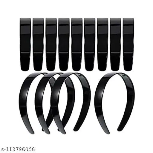 Hair Pins for Women, Pack of 12 (Black)