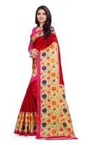 Khadi Silk Printed Saree for Women 