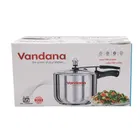 VANDANA Aluminium InnerLid Pressure Cooker Gas Stovetop Compatible 