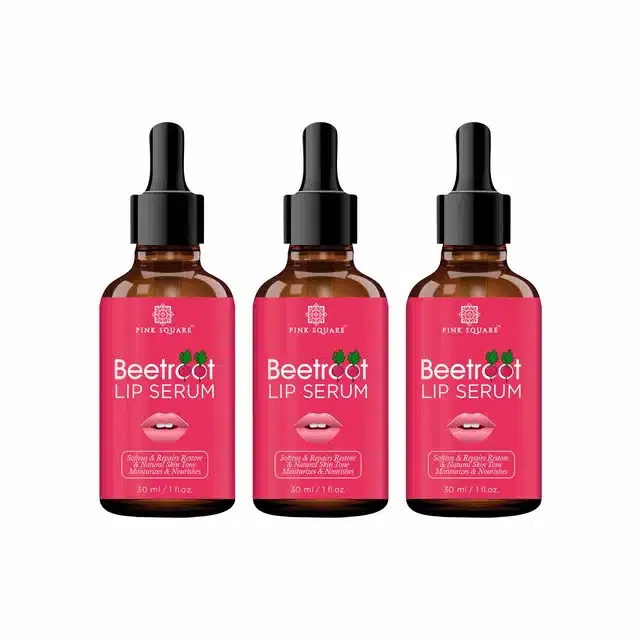 Beetroot lip Serum (Pack of 3, 30 ml)