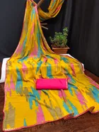 Georgette Printed Saree for Women 