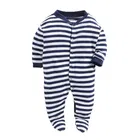 Hosiery Cotton Printed Rompers for Kids, Multicolor, Pack of 3 