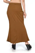 Lycra Solid Saree Petticoat for Women 