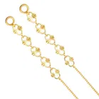 One Gram Gold Plated Alloy Ear Chain For Women's And Girl's 