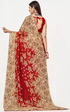 Georgette Printed Saree for Women 