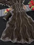 Art Silk Solid Saree for Women 