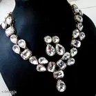 Beautiful Kundan Necklace, White