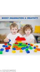 Plastic 80 Pcs Block Toys for Kids 