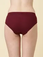 Cotton Solid Briefs for Women, Pack of 1 