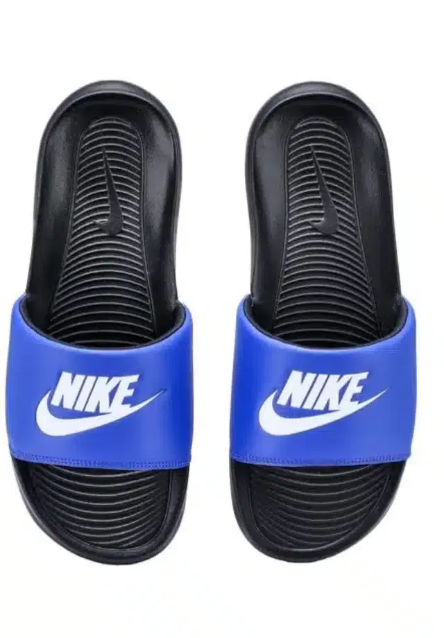 Slider for Men (Black & Blue, 10)
