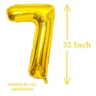 Foil Balloon for Birthday Celebration, No. 7 
