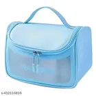 Astute Wash Bag Toiletry Cosmetic Organizer Makeup Pouch, Blue, Pack Of 1