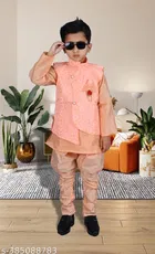 Cotton Blend Sherwani for Boys 