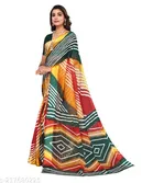 Linen Blend Saree for Women 