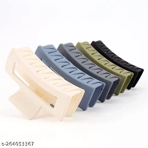 Stylish Hair Clips for Women (Multicolor, 5 Pcs)