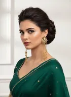 Samridhi Golden Kashmiri Earrings
