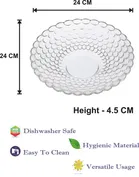 Glass Multipurpose Serving Designer Round Plate 