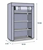 Lightweight 4 Layer PVC [Plastic] Multipurpose Organiser with Grey zip cover [DIY] Do-It-Yourself