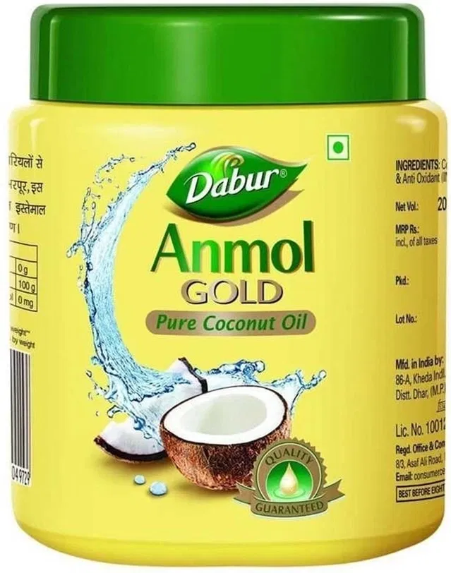 डाबर अनमोल गोल्ड कोकोनट ऑयल 175 ml