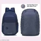 Nylon Backpack for Men & Women, Blue