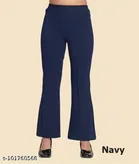 Cotton Blend Trouser for Women 