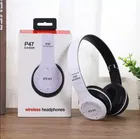 P47 Foldable Wireless Bluetooth Headphone with Mic & SD Card Support 