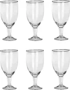 Fancy Water & Wine Glass 