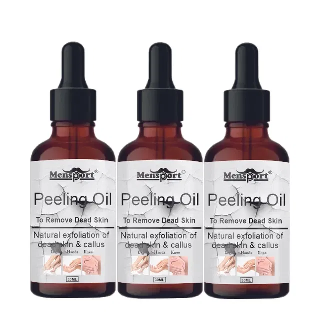 Mensport Skin Peeling Herbal Oil (30 ml, Pack of 3)