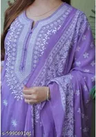 Floral A-line Kurta Set for Women 