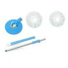 Stainless Steel Spin Mop Rod Set with 1 Pc Refill 