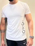 Round Neck Printed T-Shirt for Men 