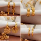 Gold-Plated Earrings/Studs/Bali Combo For Women'S/Girls