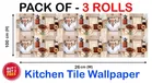 Vinyl Self Adhesive Kitchen Wallpaper for Home Decoration 
