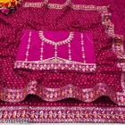 Chanderi Silk Embellished Saree For Women, Maroon