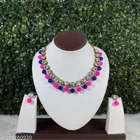 Alloy Necklace with Earrings for Women 