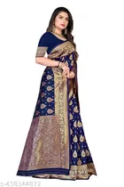 Banarasi Silk Zari Woven Saree for Women 