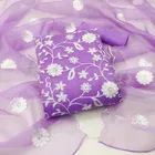 Organza Unstitched Dress Material for Women 