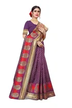 Jacquard Embellished Saree for Women 