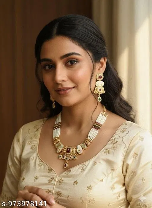 Heritage Jewellery Set for Women (Multicolor, Free Size)