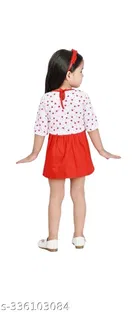 Cotton Blend Frock for Girls 